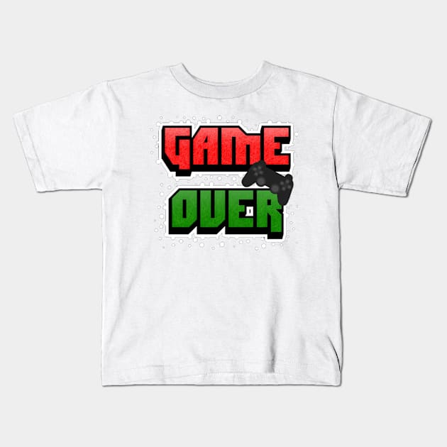 Game Over Kids T-Shirt by nikovega21